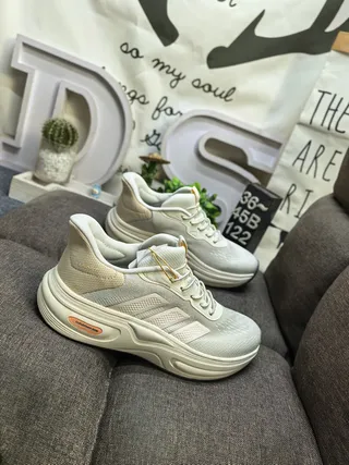 Adidas RapidFit White Mesh Lifestyle Sneakers 19