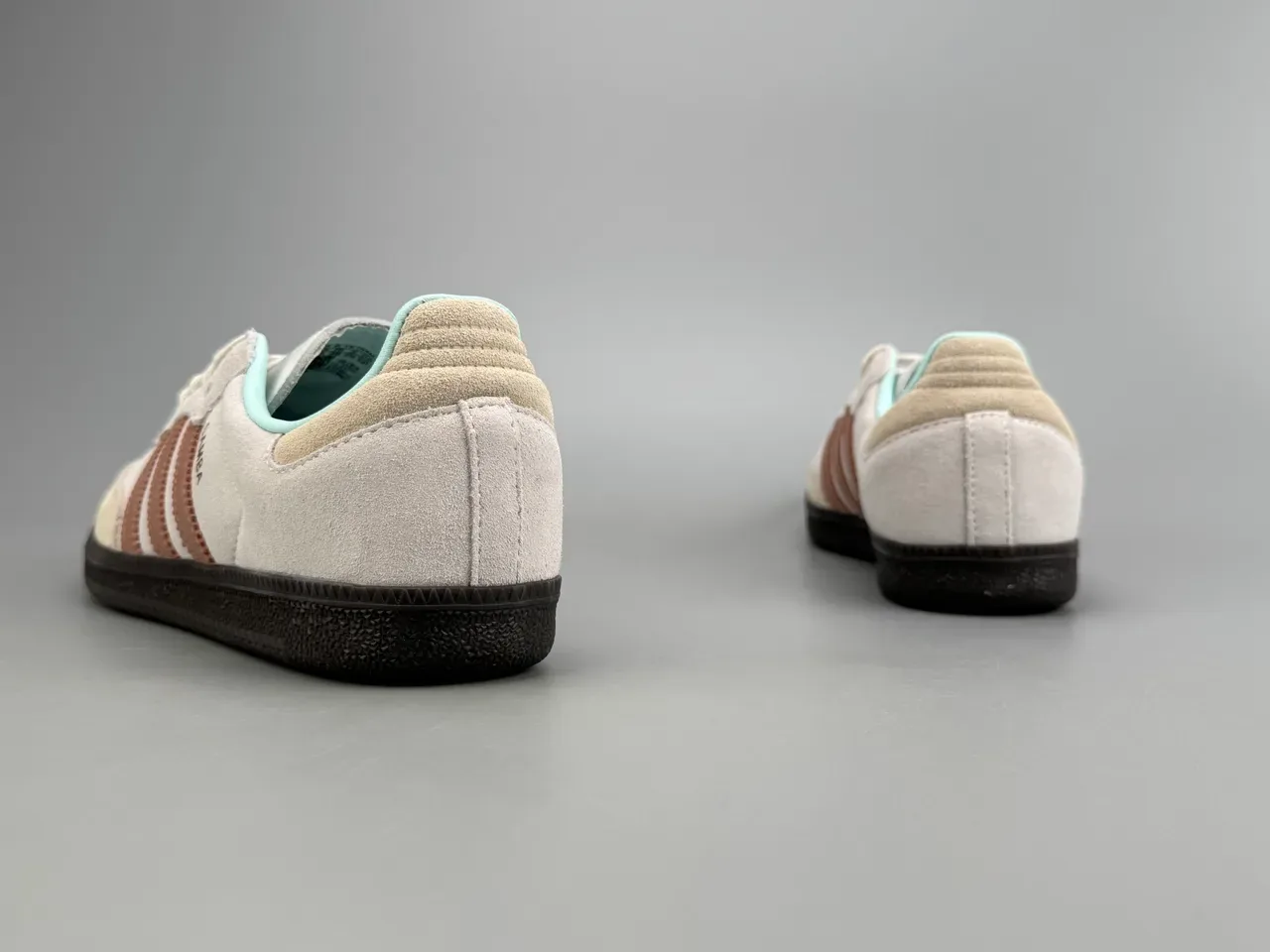 Adidas Samba Beige Marron Menthe Chaussures Lifestyle 6