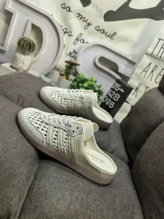 Adidas Samba Black and White Lifestyle Sneakers 7