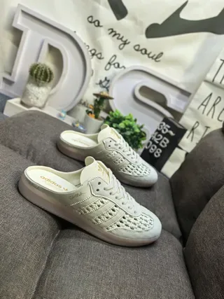 Adidas Samba Black and White Lifestyle Sneakers 9