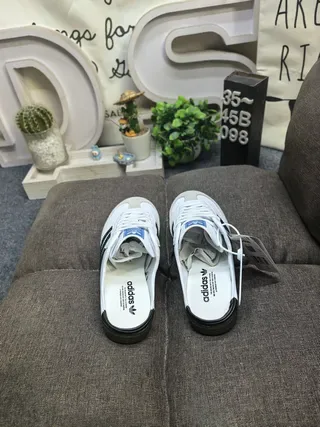 Adidas Samba Black and White Lifestyle Sneakers 18