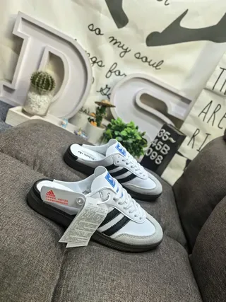 Adidas Samba Black and White Lifestyle Sneakers 19