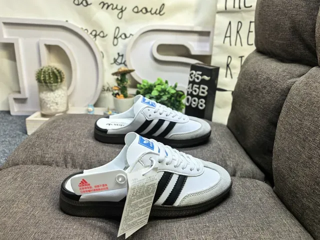 Adidas Samba Black and White Lifestyle Sneakers 21