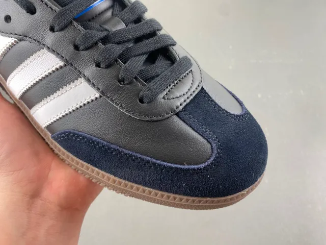 Adidas Samba Black Navy White Gum Lifestyle Sneakers 2