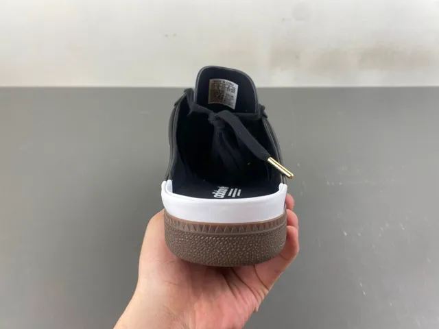 Adidas Samba Black Navy White Gum Lifestyle Sneakers 4