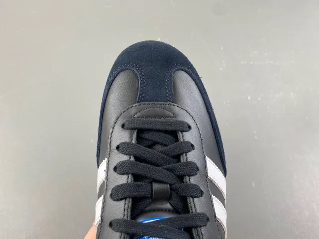 Adidas Samba Black Navy White Gum Lifestyle Sneakers 5