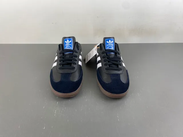 Adidas Samba Black Navy White Gum Lifestyle Sneakers 11