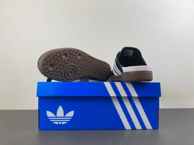 Adidas Samba Black Navy White Gum Lifestyle Sneakers 16