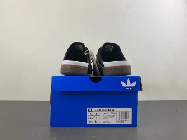 Adidas Samba Black Navy White Gum Lifestyle Sneakers 17