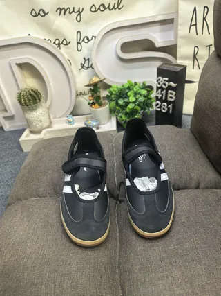 Adidas Samba Black White Gum Lifestyle Sneakers 10
