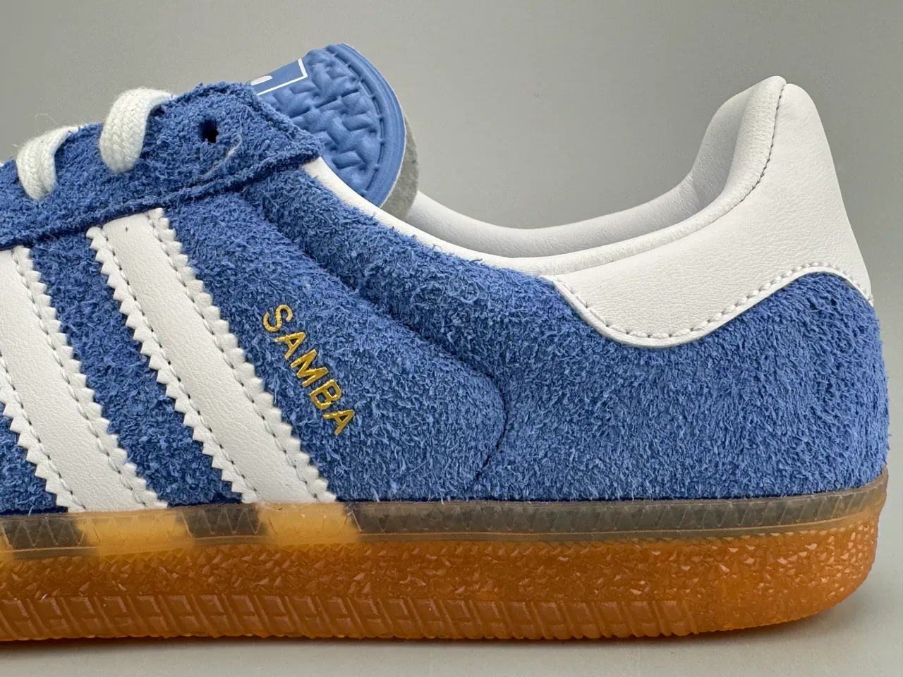 Adidas Samba Blue and White Lifestyle Sneakers 5