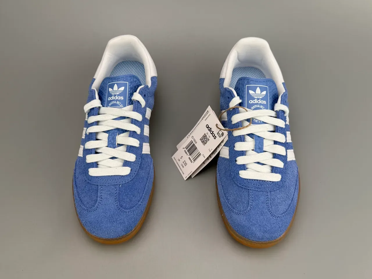 Adidas Samba Blue and White Lifestyle Sneakers 7