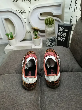 Adidas Samba Leopard-Print Lifestyle Sneakers 8