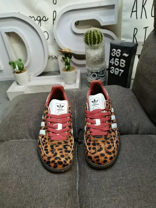 Adidas Samba Leopard-Print Lifestyle Sneakers 10