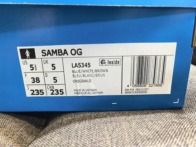 Adidas Samba Light Blue Laceless T-Strap Lifestyle Sneakers 2