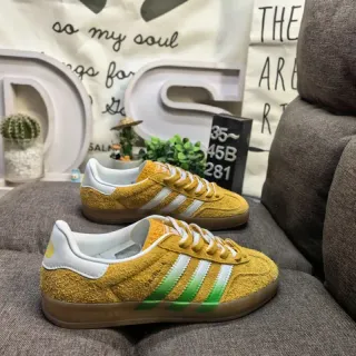 Adidas Samba Mustard Yellow Suede Lifestyle Sneakers