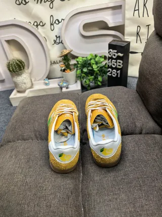 Adidas Samba Mustard Yellow Suede Lifestyle Sneakers 8