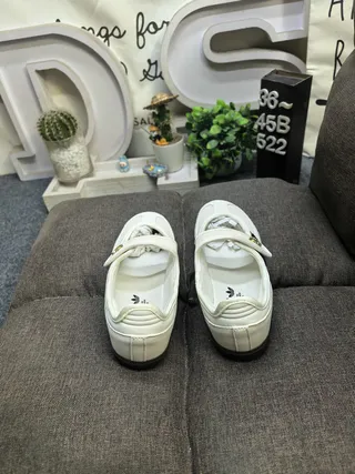 Adidas Samba Off-White Leopard-Print Lifestyle Sneakers 8