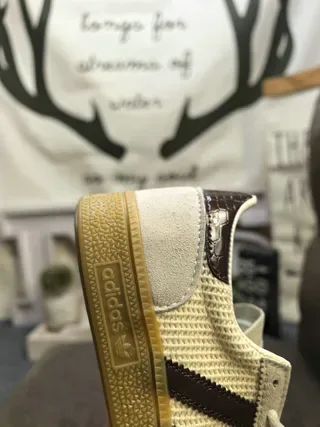 Adidas Samba OG Beige Brown Gum Lifestyle Sneakers 3