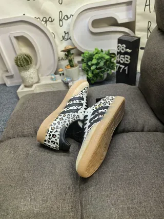 Adidas Samba OG Leopard Print Lifestyle Sneakers 6