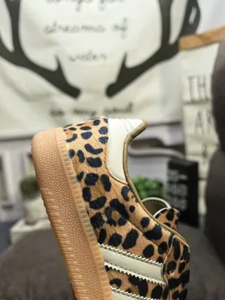 Adidas Samba OG tênis lifestyle com estampado de leopardo 3