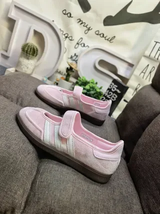 Adidas Samba OG Pink Suede Lifestyle Sneakers 7