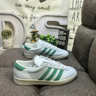 Adidas Samba OG White and Green Lifestyle Sneakers