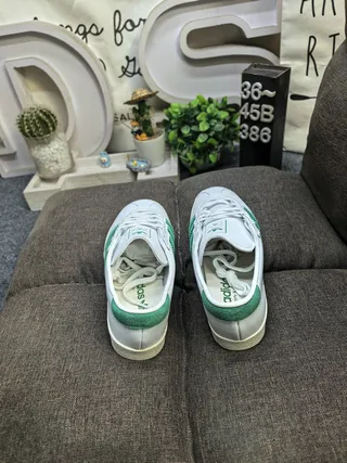 Adidas Samba OG White and Green Lifestyle Sneakers 8