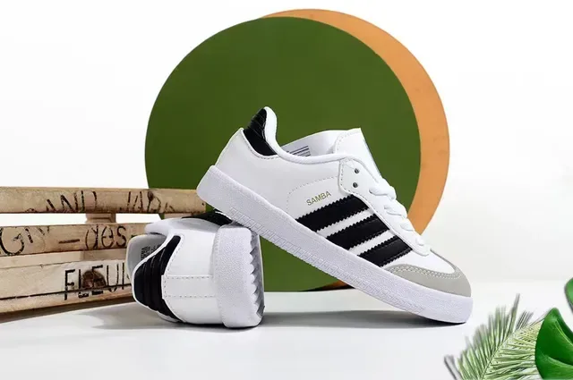 Adidas Samba OG White Maroon Gum Lifestyle Sneakers 23