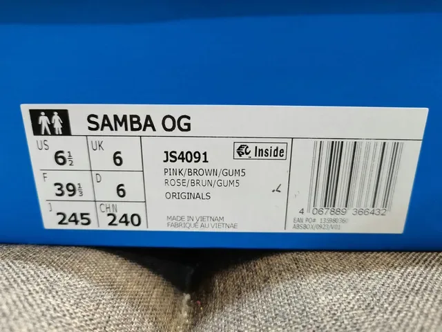 Adidas Samba Pink and Beige Lifestyle Sneakers 2
