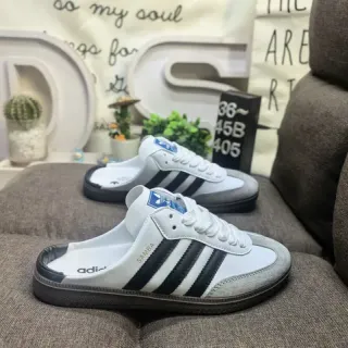 Adidas Samba 一脚蹬 白 黑 灰 乐福鞋