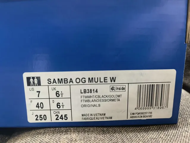 Adidas Samba Slip-On White Black Gray Loafers 2
