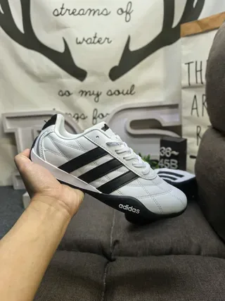 Adidas Samba White and Black Lifestyle Sneakers 5