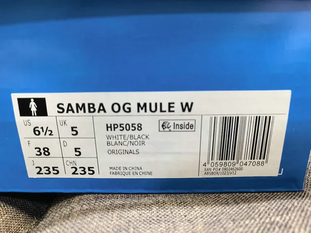 Adidas Samba White and Navy Mesh Lifestyle Sneakers 2