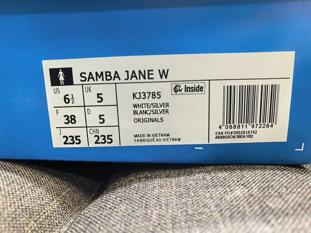 Adidas Samba White and Silver Lifestyle Sneakers 2