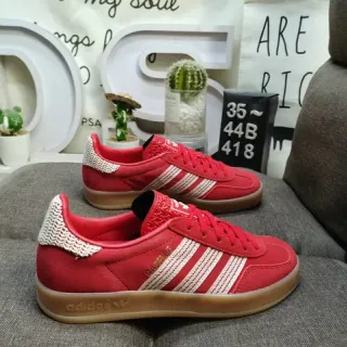 Adidas Satelle Red White Gum Lifestyle Sneakers