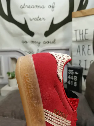 Adidas Satelle Red White Gum Lifestyle Sneakers 3