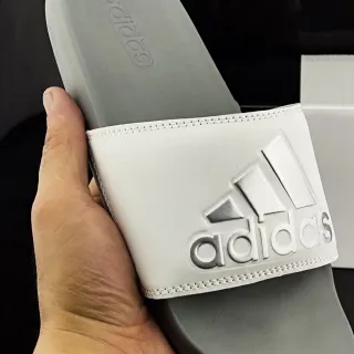 Adidas Slide White and Gray Slipper