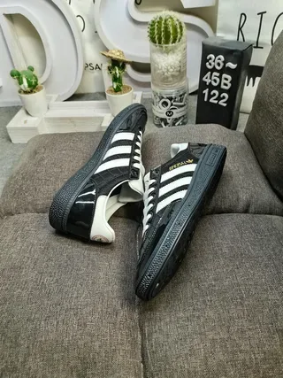 Adidas Spezial Black and White Quilted Lifestyle Sneakers 6