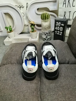 Adidas Spezial Black and White Quilted Lifestyle Sneakers 8