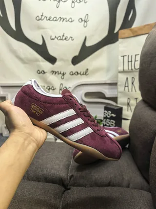 Adidas Spezial Burgundy Suede Lifestyle Sneakers 5