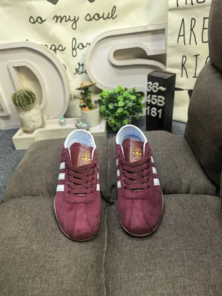 Adidas Spezial Burgundy Suede Lifestyle Sneakers 10
