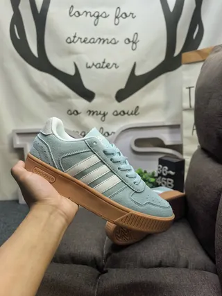 Adidas Spezial Light Blue Suede Lifestyle Sneakers 5