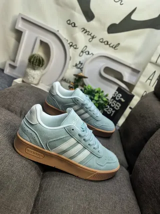 Adidas Spezial Light Blue Suede Lifestyle Sneakers 9