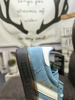 Adidas Spezial Light Blue Suede Lifestyle Sneakers 3