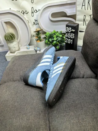 Adidas Spezial Light Blue Suede Lifestyle Sneakers 6