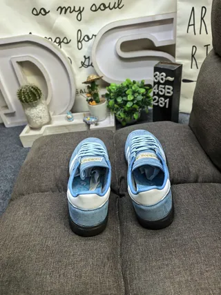 Adidas Spezial Light Blue Suede Lifestyle Sneakers 8