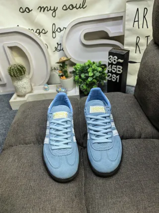 Adidas Spezial Light Blue Suede Lifestyle Sneakers 10