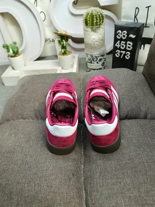 Adidas Spezial Magenta Suede Lifestyle Sneakers 8