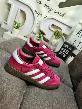 Adidas Spezial Magenta Suede Lifestyle Sneakers 9